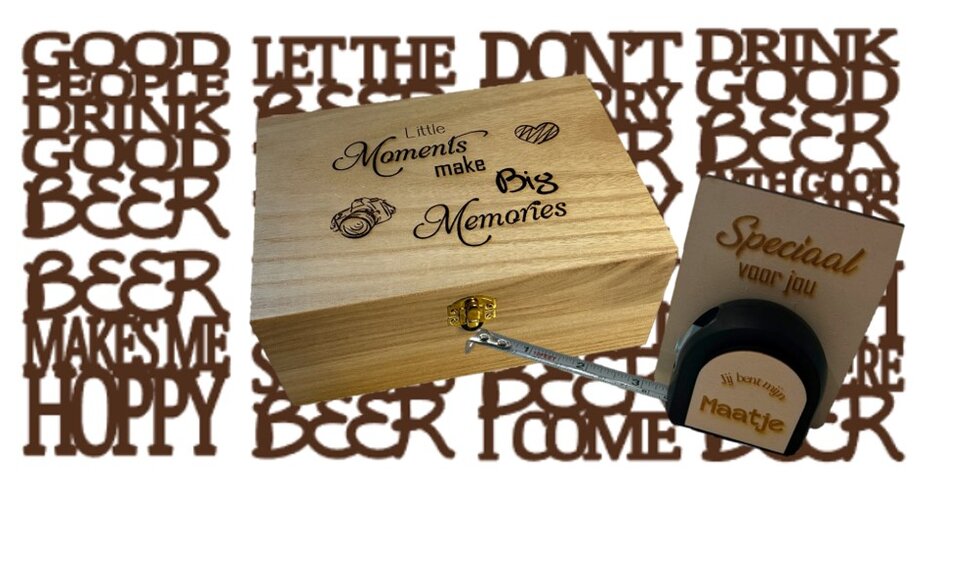 Houten themaproducten in zakelijke kerstpakketten